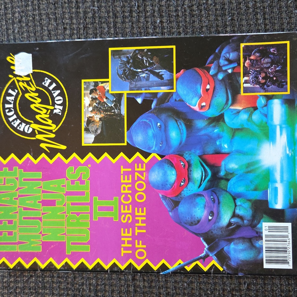 Teenage Mutant Ninja Turtles II Official Magazine 1991 Vintage